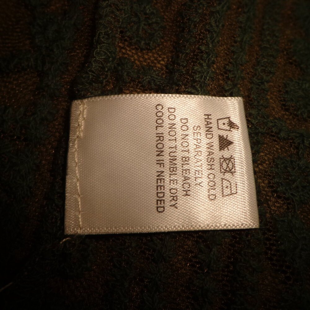 NWOT Indigo Thread Co. Sheer Embroidery Boho Open Duster XS Green  Long Sleeves - Picture 14 of 16